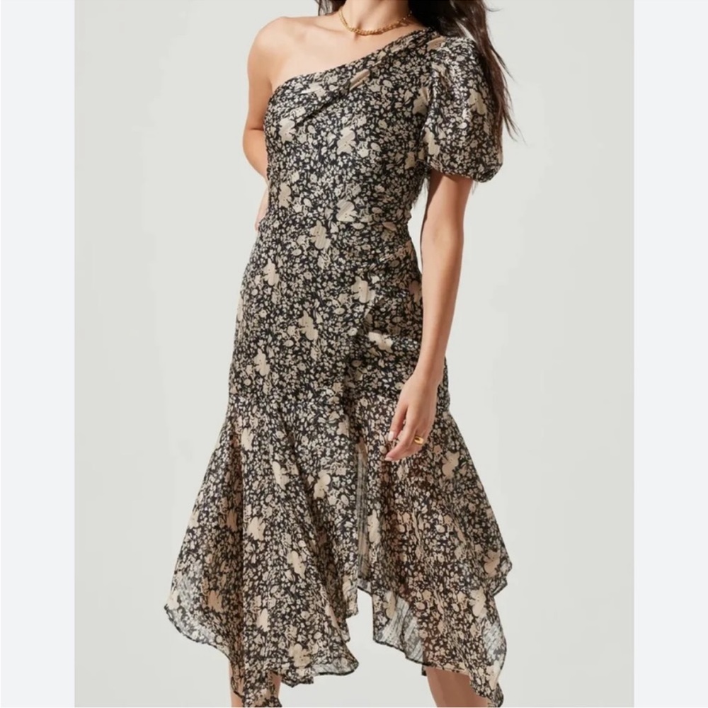 Astr The Label Santorini One Shoulder Dress